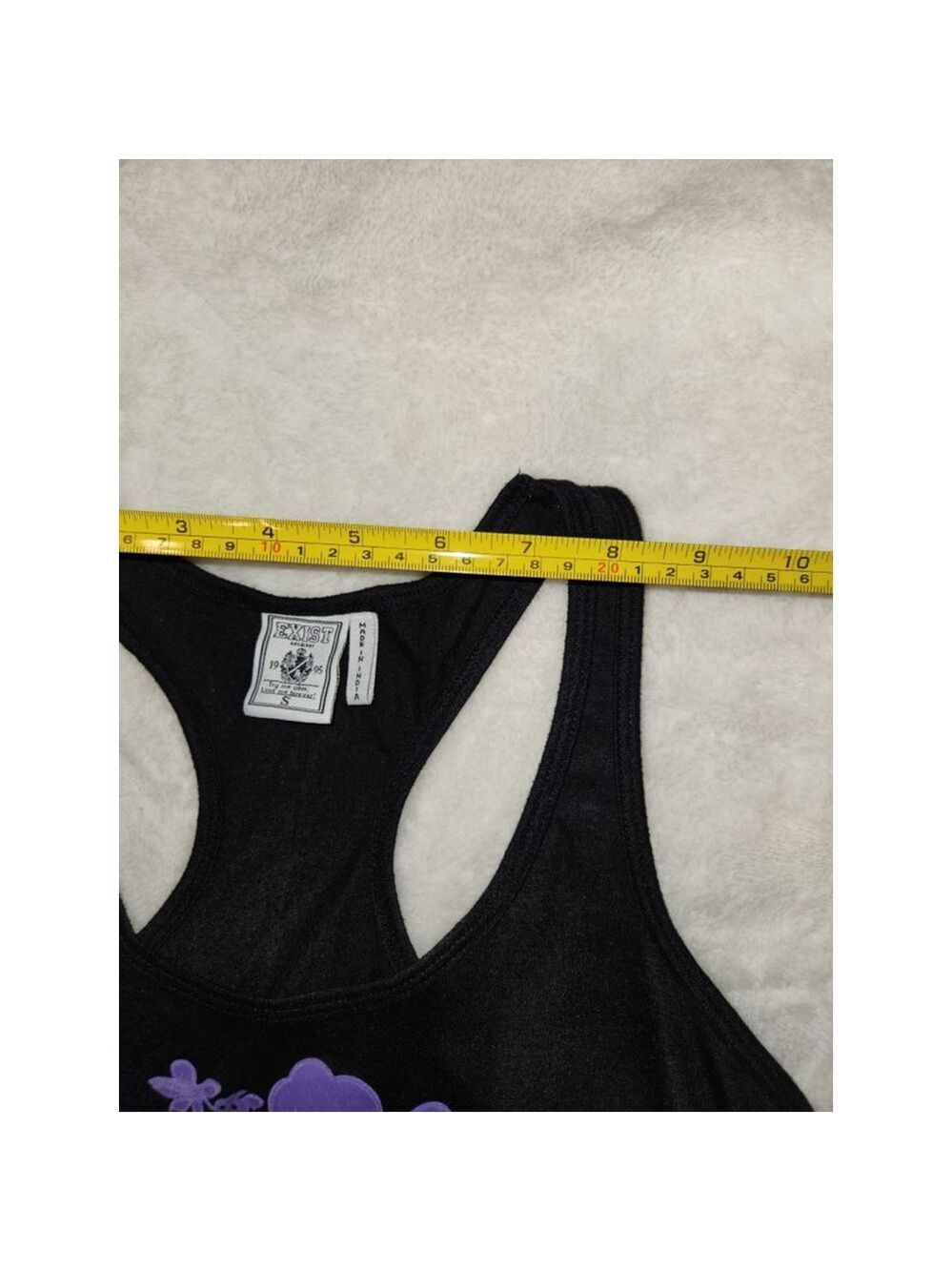 South Padre Graphic Black Exist Tank Small - Picture 5 of 7